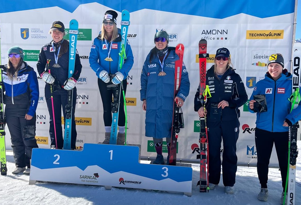 Nadine Fest führt in der Europa-Cup-Super-G-Wertung